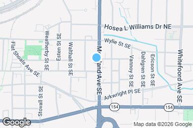 Map image of the property - 99 Moreland Ave SE