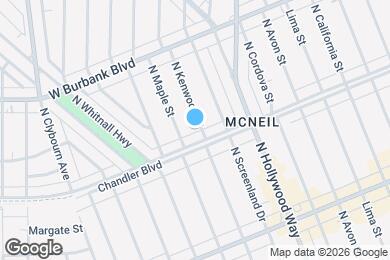 Map image of the property - 1211 N Kenwood St