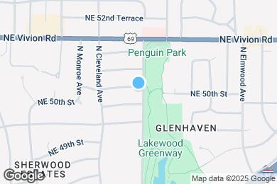 Map image of the property - 4005 NE 50th Terrace