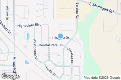 Map image of the property - 1331 Ellington Dr