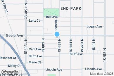 Map image of the property - 2122 N 12th St