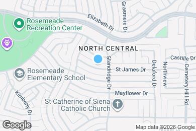 Map image of the property - 1615 St James Dr