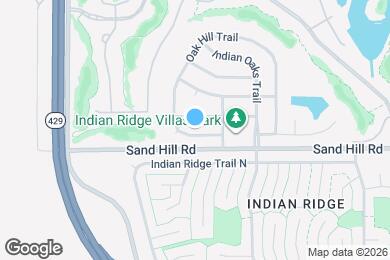 Map image of the property - 1644 Oak Hill Trail
