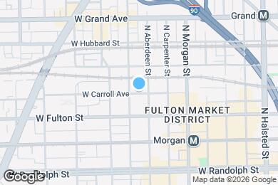 Map image of the property - 1100 W Carroll Ave