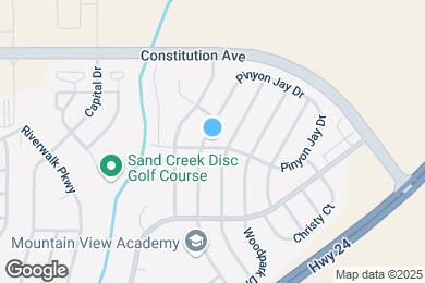 Map image of the property - 2211 Pinyon Jay Dr