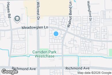 Map image of the property - 10901 Meadowglen Ln