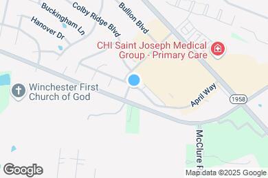Map image of the property - 401 Cricket Ln