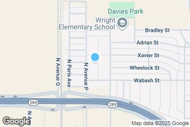 Map image of the property - 2419 N Ave O