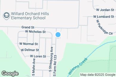 Map image of the property - 1065 S Christopher Ave
