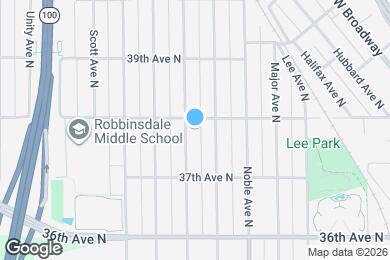 Map image of the property - 3748 Perry Ave N