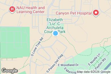 Map image of the property - 136 E Paseo del Rio