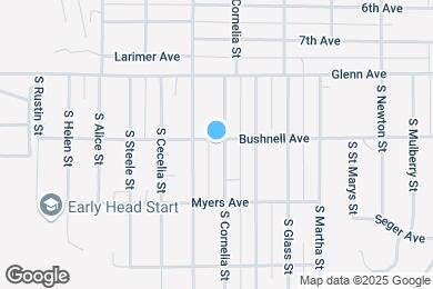Map image of the property - 2601 S Cornelia St