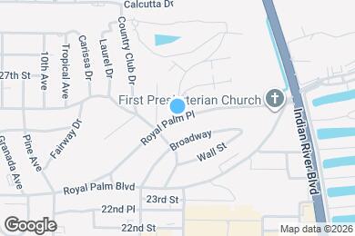 Map image of the property - 23 Royal Palm Pl
