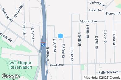 Map image of the property - 3664 E 52nd St