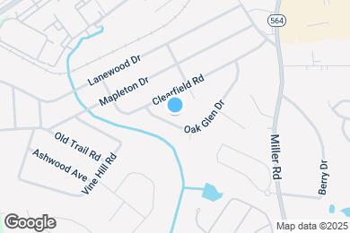 Map image of the property - 30 Oak Glen Dr