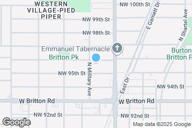Map image of the property - 1134 NW 96th St