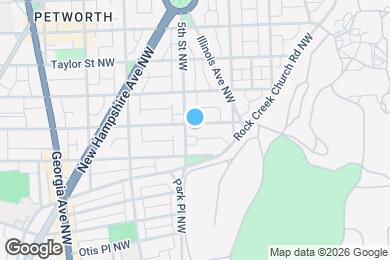 Map image of the property - 450 Randolph St NW