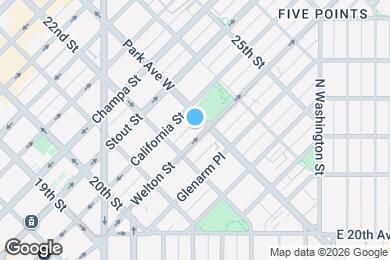 Map image of the property - 600 Park Ave W