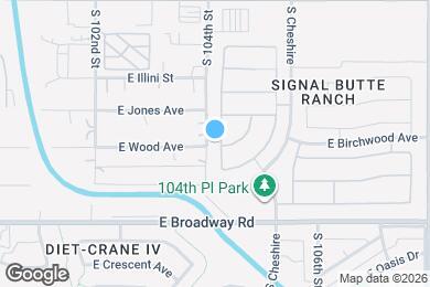 Map image of the property - 242 S Valle Verde