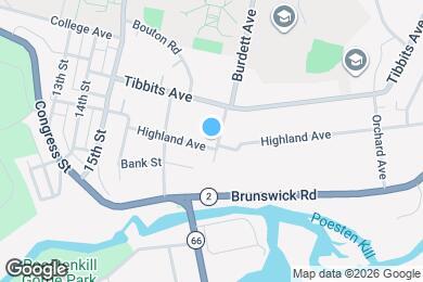 Map image of the property - 1739 Highland Ave