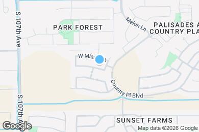Map image of the property - 10314 W Pioneer St