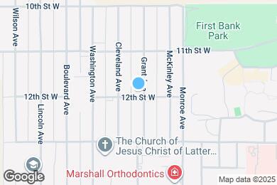 Map image of the property - 707 12th St W