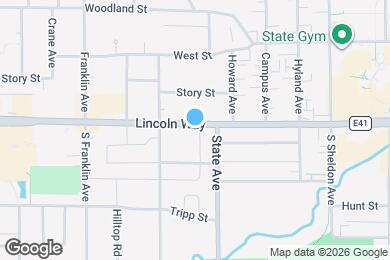 Map image of the property - 3202 Lincoln Way