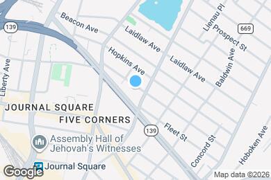 Map image of the property - 125 Saint Pauls Ave