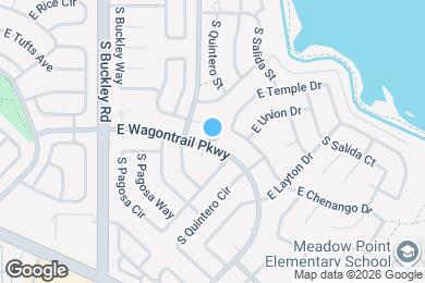 Map image of the property - 17163 E Wagontrail Pkwy