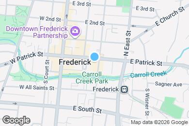 Map image of the property - 116 E Patrick St