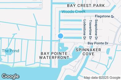 Map image of the property - 8771 Bay Pointe Dr