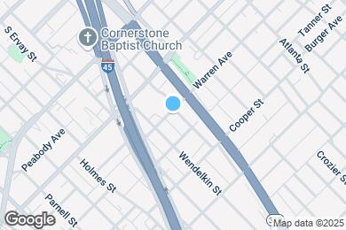 Map image of the property - 3401 S Harwood St