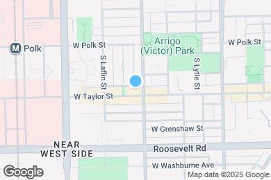 Map image of the property - 1408 W Taylor St