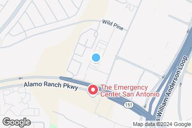 Map image of the property - Reata at Alamo Ranch