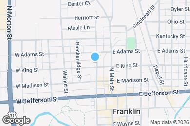 Map image of the property - 100 W King St