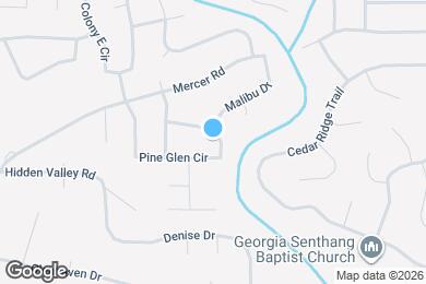 Map image of the property - 1658 Pine Glen Cir