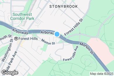 Map image of the property - 493 Arborway