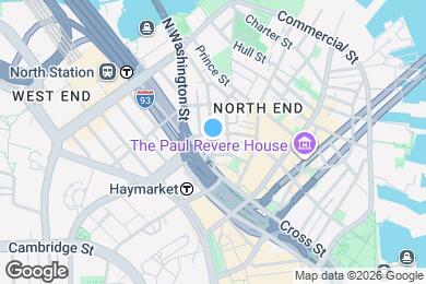 Map image of the property - 93 Endicott St