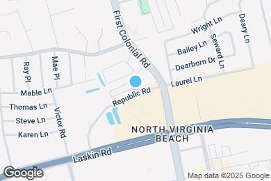 Map image of the property - 1843 Chantilly Ct