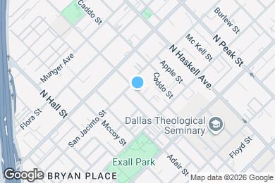 Map image of the property - 1510 N Washington Ave