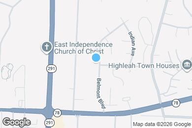 Map image of the property - 2020 Belmont Blvd