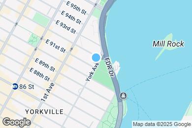 Map image of the property - 1755 York Ave