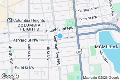 Map image of the property - 776 Harvard St NW