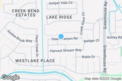 Map image of the property - 19507 Dawn Canyon Rd