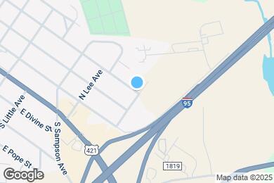 Map image of the property - 1047 E Harnett St