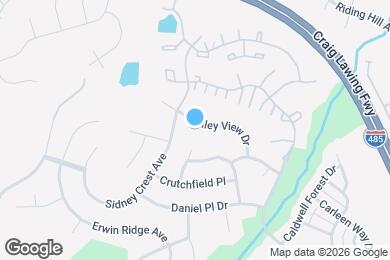 Map image of the property - 3320 Ashley View Dr