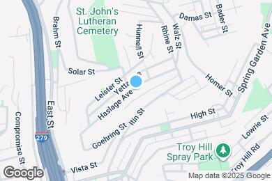 Map image of the property - 1109 Haslage Ave