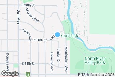 Map image of the property - 603 E 16th St