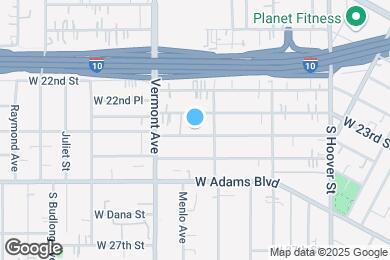 Map image of the property - 1325 W 24th St, Los Angeles, CA 90007