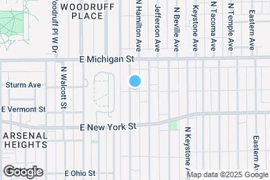 Map image of the property - 403 N Hamilton Ave